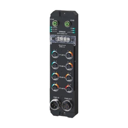 Omron NXR series IO-Link master unit with 8 ports