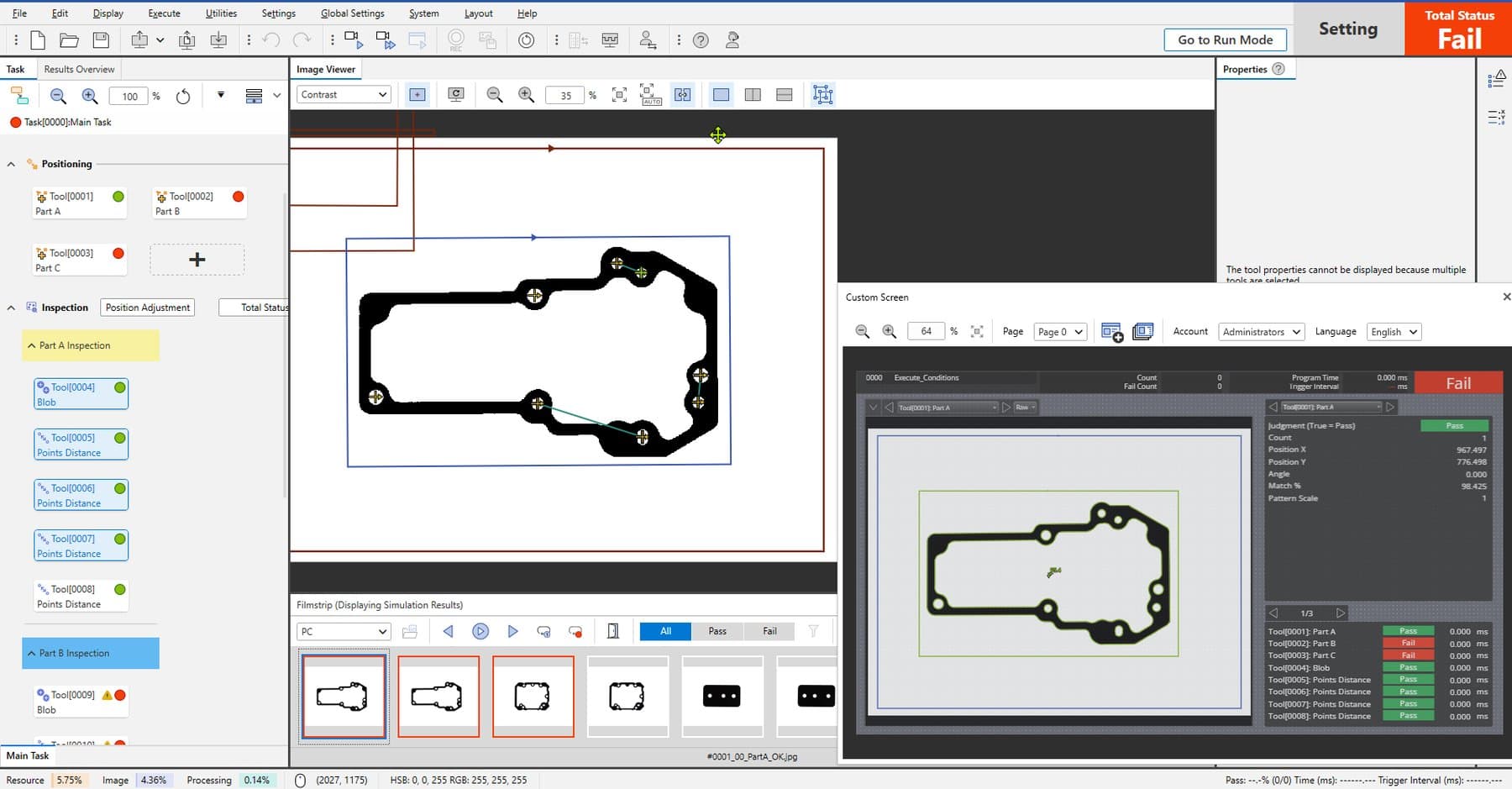 Keyence Vision Systems interface